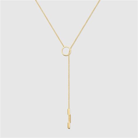 gucci link to love lariat necklace|Gucci Link to Love lariat necklace.